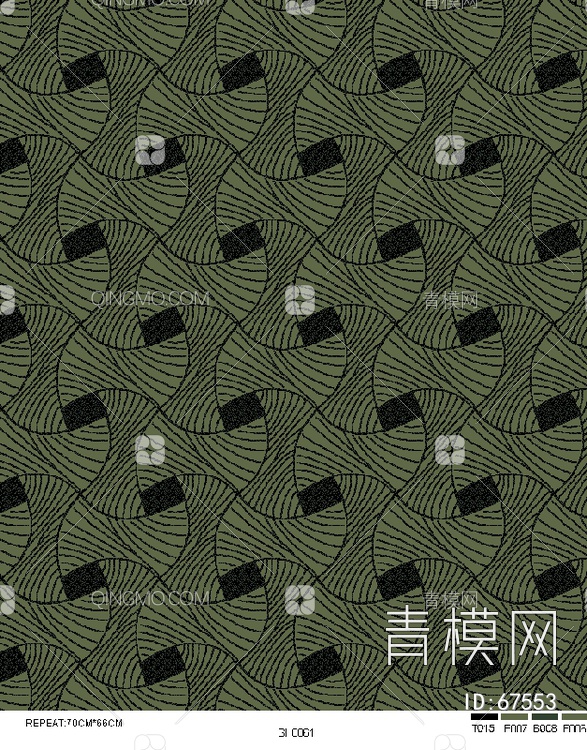 抽象几何图案地毯贴图下载【ID:67553】