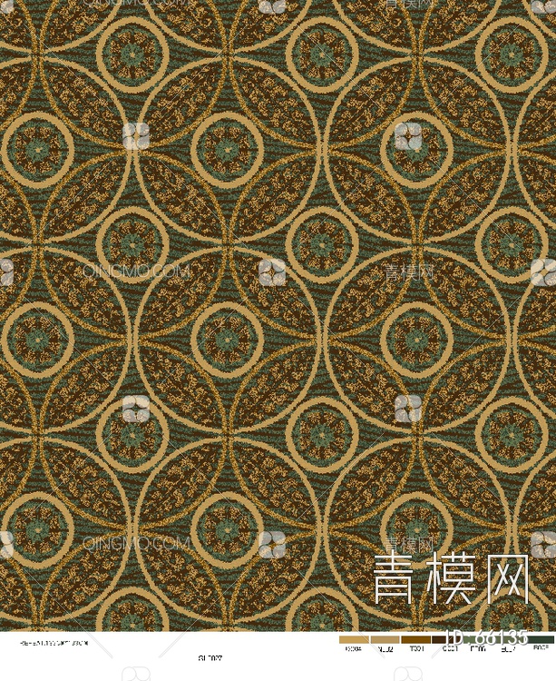 抽象几何图案地毯贴图下载【ID:66135】
