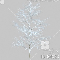 冬天树3D模型下载【ID:84023】