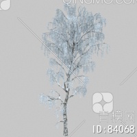 冬天树3D模型下载【ID:84068】