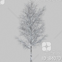 冬天树3D模型下载【ID:84070】