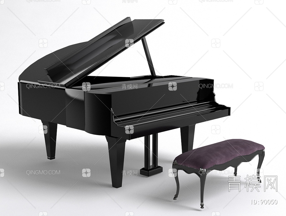 钢琴3D模型下载【ID:90050】