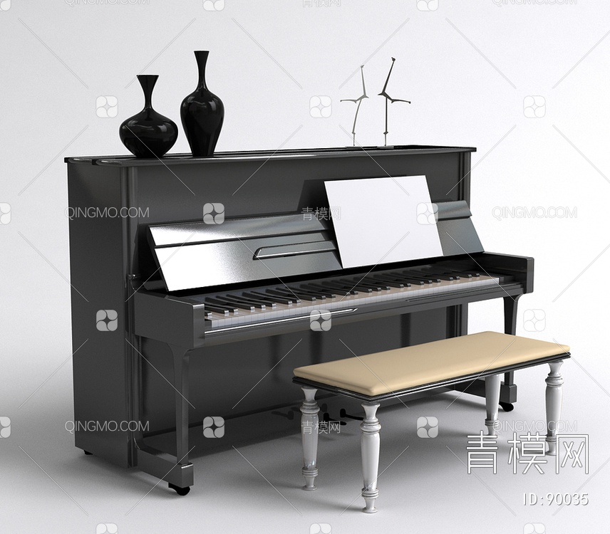 钢琴3D模型下载【ID:90035】