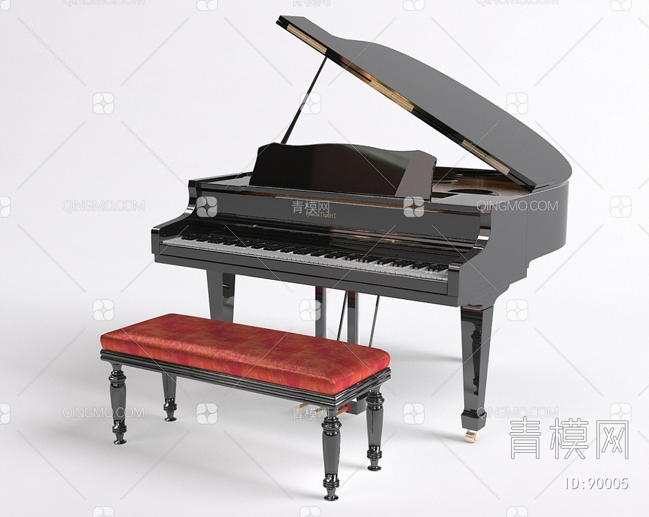 钢琴3D模型下载【ID:90005】