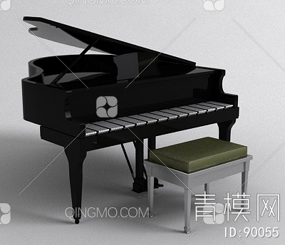 钢琴3D模型下载【ID:90055】