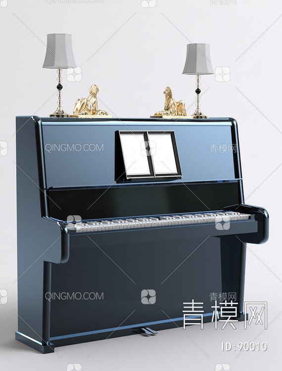 钢琴3D模型下载【ID:90010】