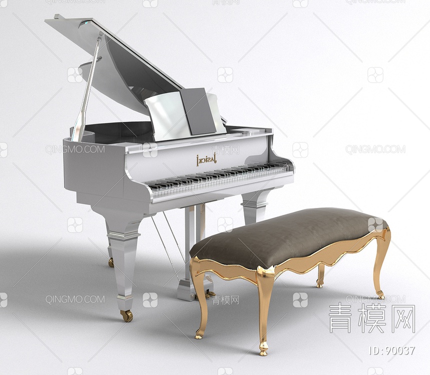 钢琴3D模型下载【ID:90037】