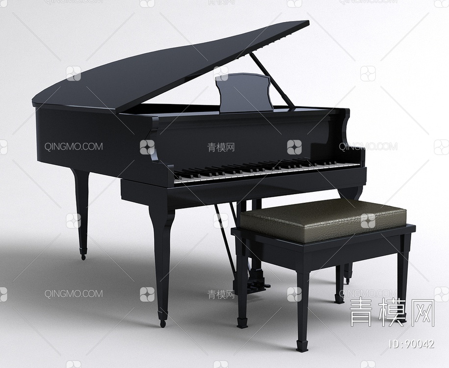 钢琴3D模型下载【ID:90042】
