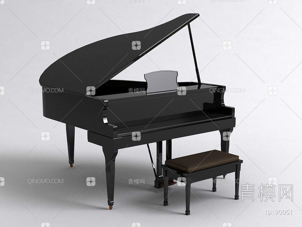 钢琴3D模型下载【ID:90051】