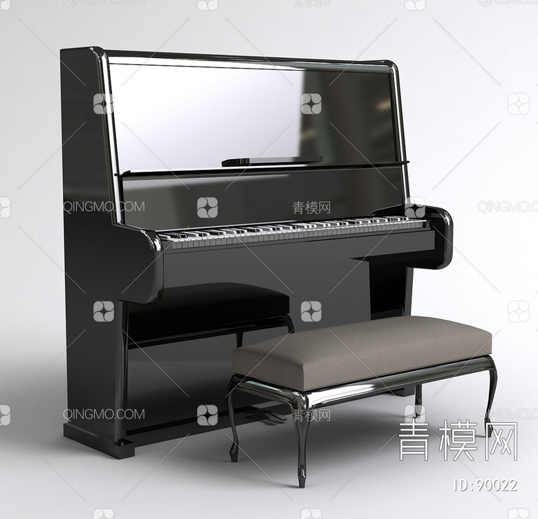 钢琴3D模型下载【ID:90022】