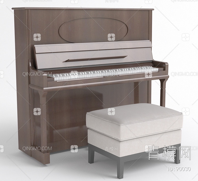 钢琴3D模型下载【ID:90030】