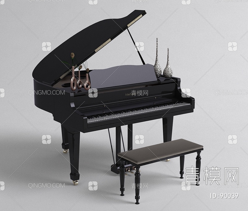 钢琴3D模型下载【ID:90039】