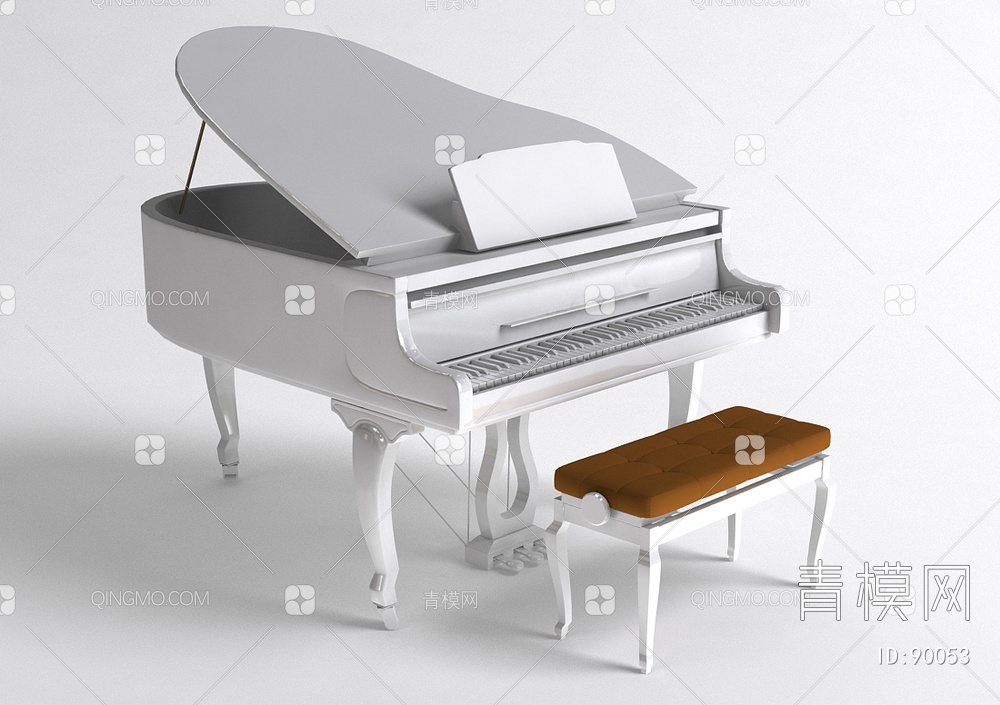 钢琴3D模型下载【ID:90053】