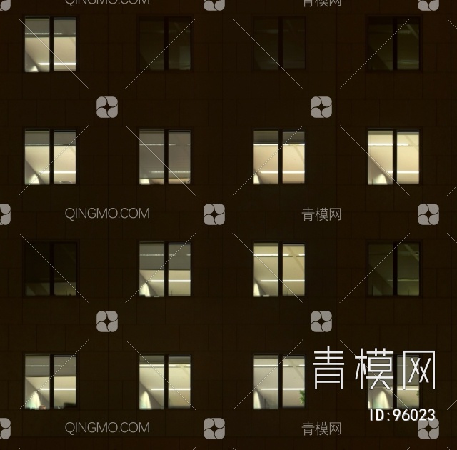 室外建筑夜景玻璃贴图贴图下载【ID:96023】