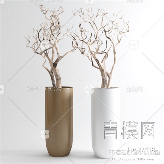 办公酒店植物3D模型下载【ID:97418】
