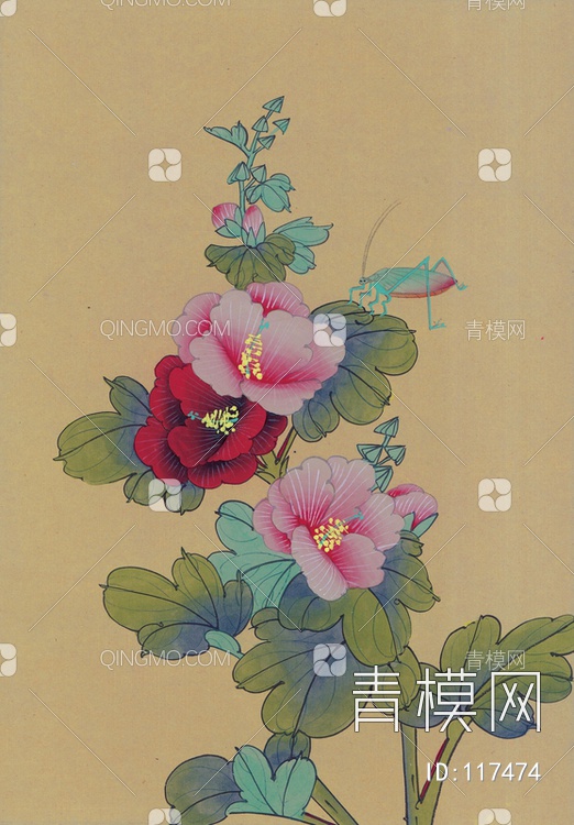 花鸟画贴图下载【ID:117474】