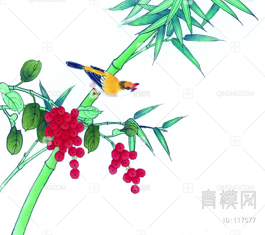 花鸟画贴图下载【ID:117577】