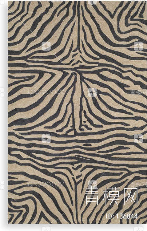 斑马纹地毯贴图下载【ID:136844】