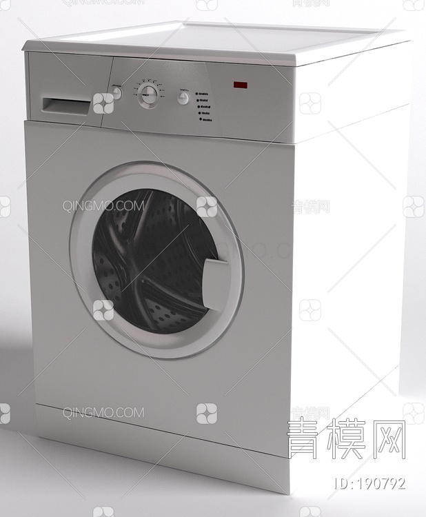 洗衣机3D模型下载【ID:190792】