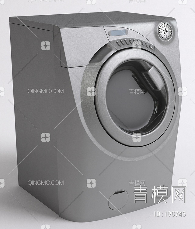 全自动洗衣机3D模型下载【ID:190745】