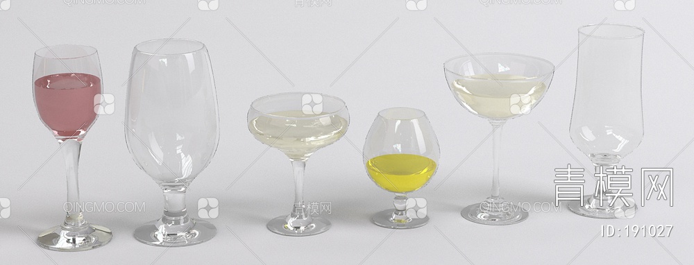 酒杯3D模型下载【ID:191027】