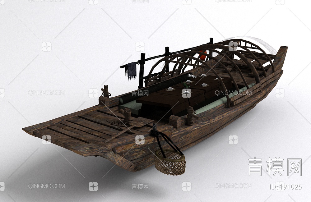 木船3D模型下载【ID:191025】