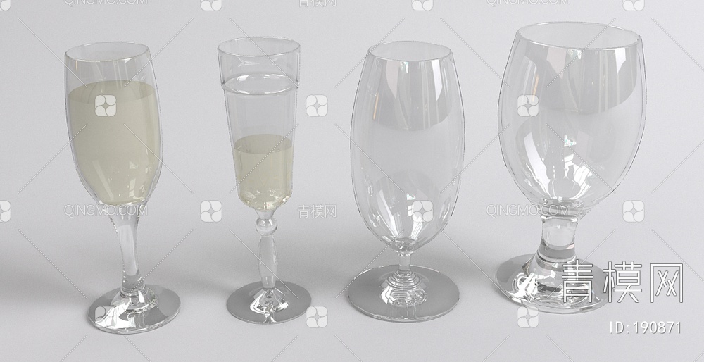 酒杯3D模型下载【ID:190871】