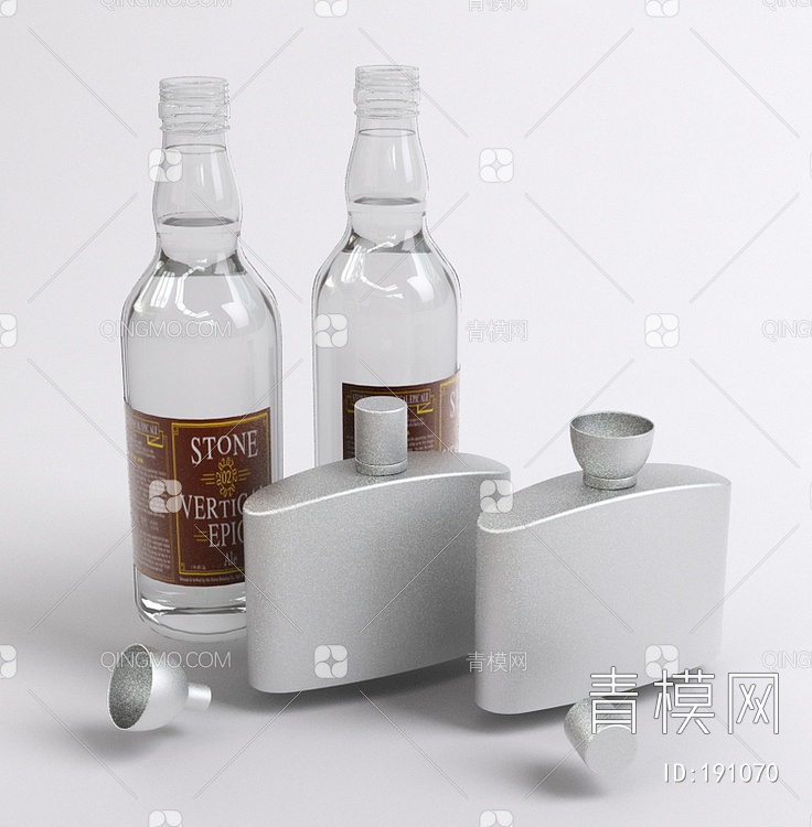 酒水3D模型下载【ID:191070】