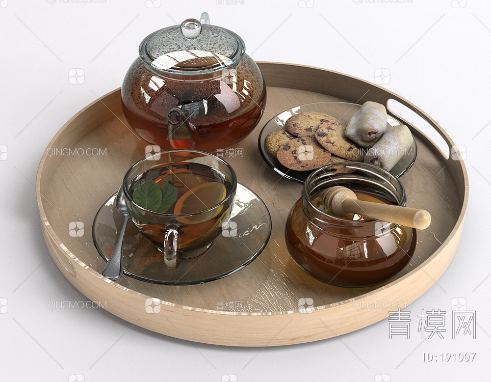 茶点3D模型下载【ID:191007】