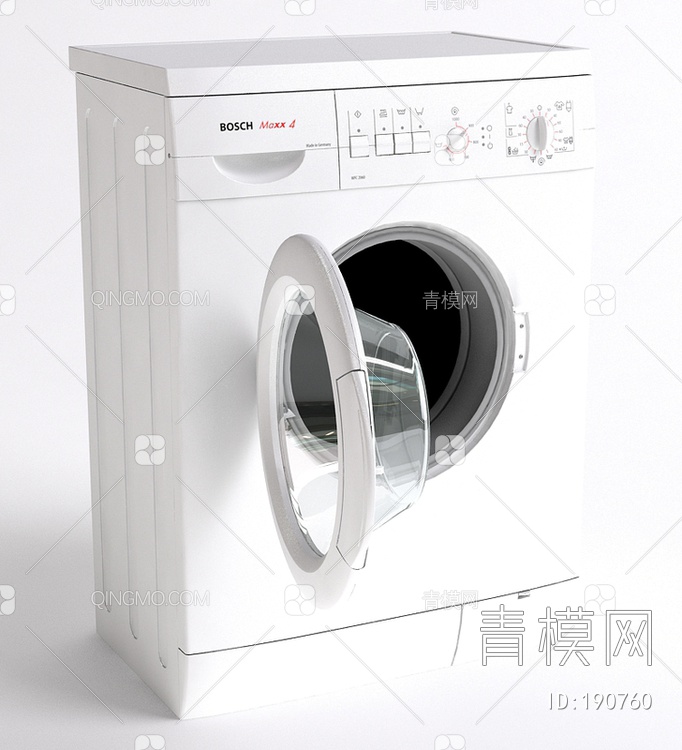 洗衣机3D模型下载【ID:190760】