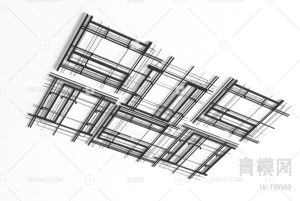吊顶管道3D模型下载【ID:189862】