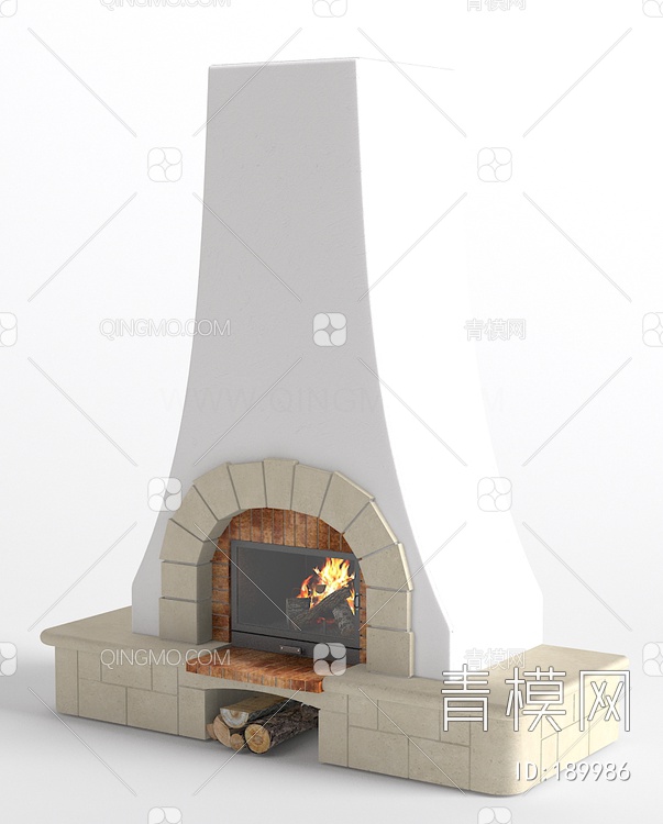 壁炉3D模型下载【ID:189986】