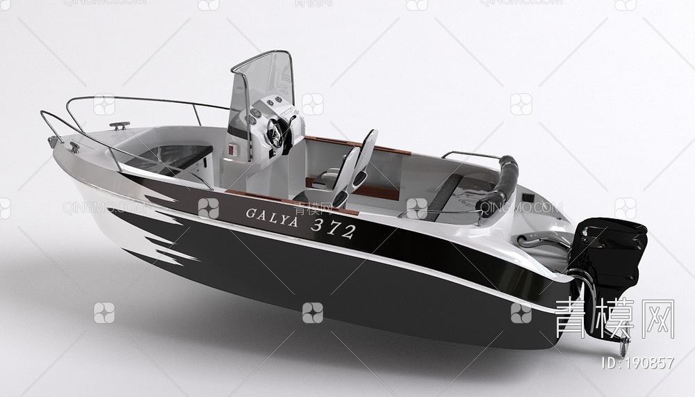 游艇3D模型下载【ID:190857】
