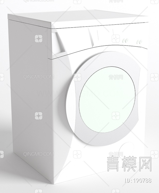 洗衣机3D模型下载【ID:190788】