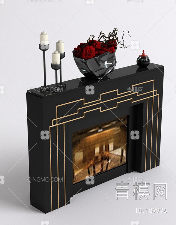 壁炉3D模型下载【ID:189936】