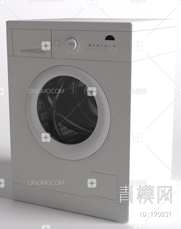 洗衣机3D模型下载【ID:190831】