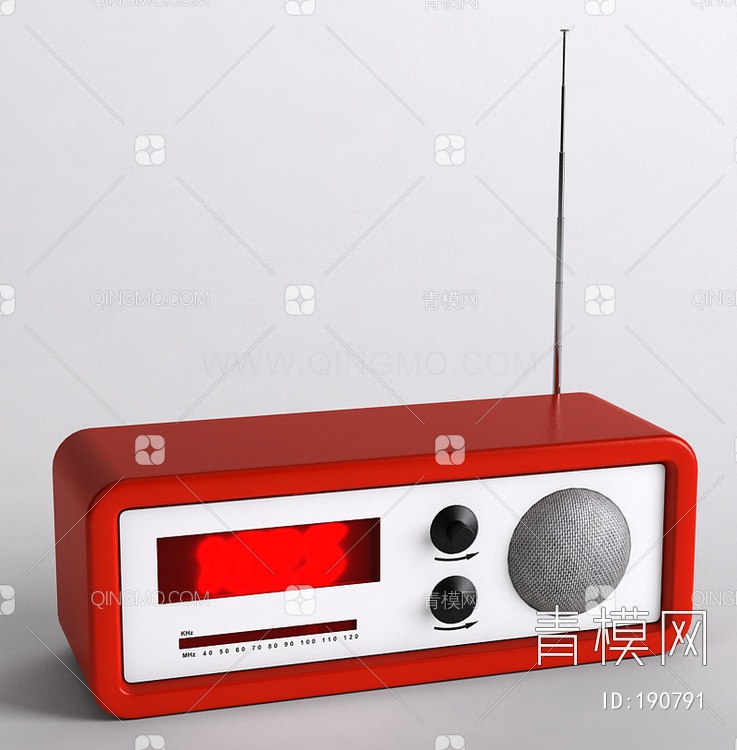 收音机3D模型下载【ID:190791】
