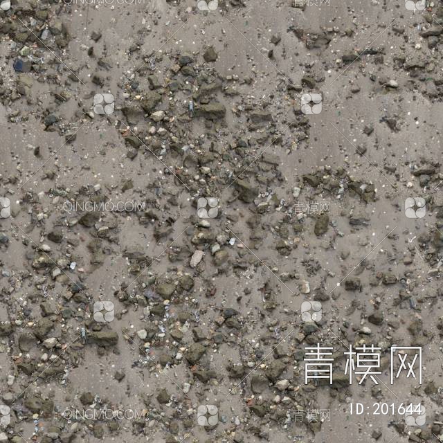 沙地带鹅卵石地面贴图下载【ID:201644】