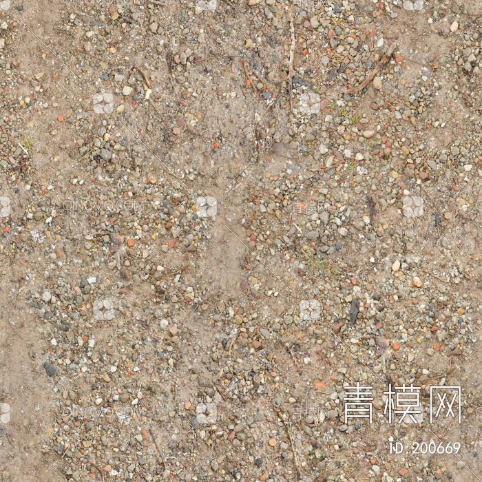 沙地带鹅卵石地面贴图下载【ID:200669】
