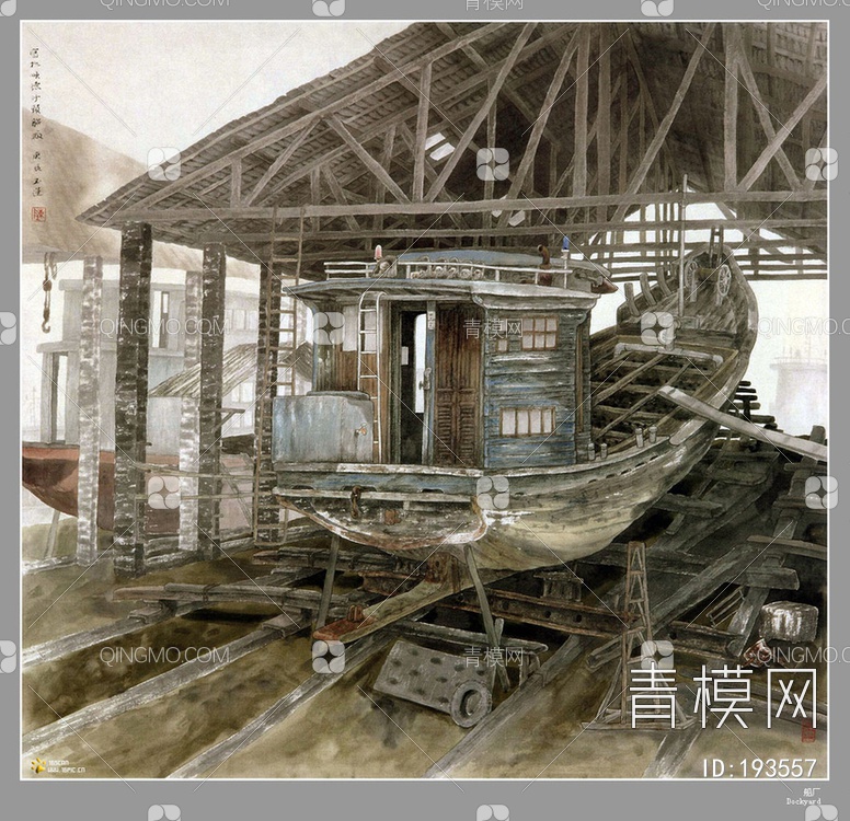 中国画贴图下载【ID:193557】