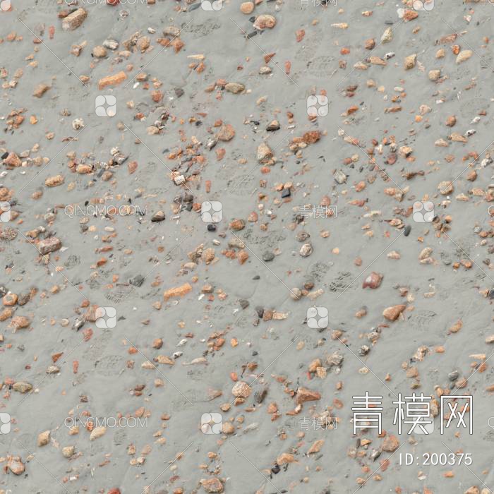 沙地带鹅卵石地面贴图下载【ID:200375】