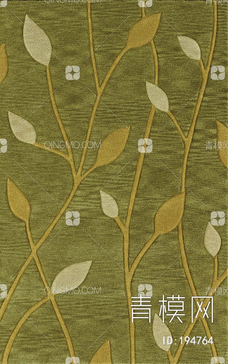 植物图案地毯贴图下载【ID:194764】