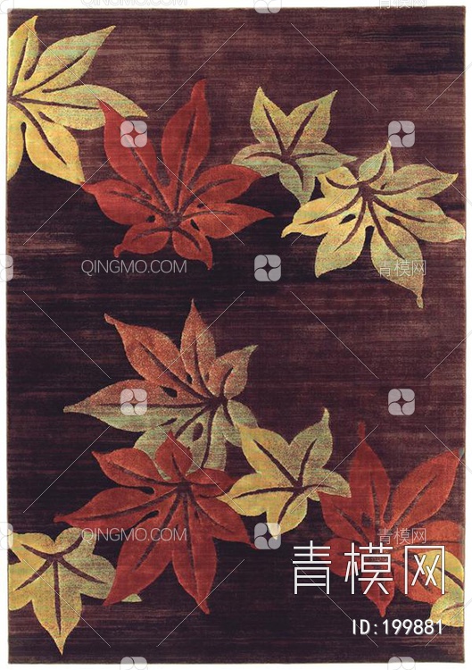 植物图案地毯贴图下载【ID:199881】