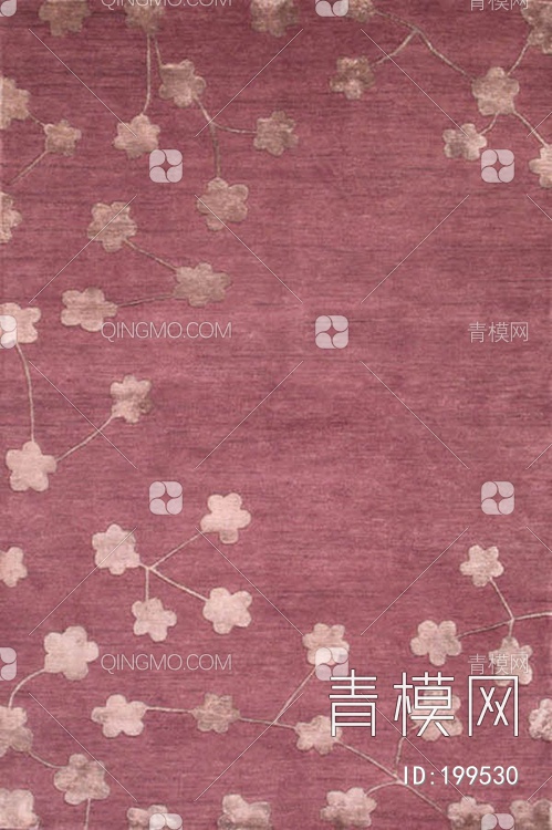 植物图案地毯贴图下载【ID:199530】