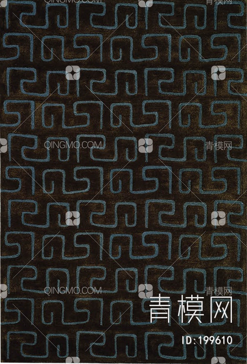 抽象几何图案地毯贴图下载【ID:199610】