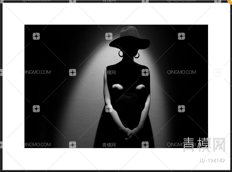 黑白装饰画贴图下载【ID:194149】