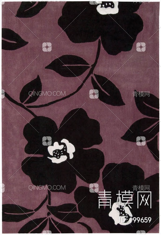 植物图案地毯贴图下载【ID:199659】