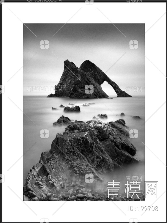 黑白装饰画贴图下载【ID:199708】