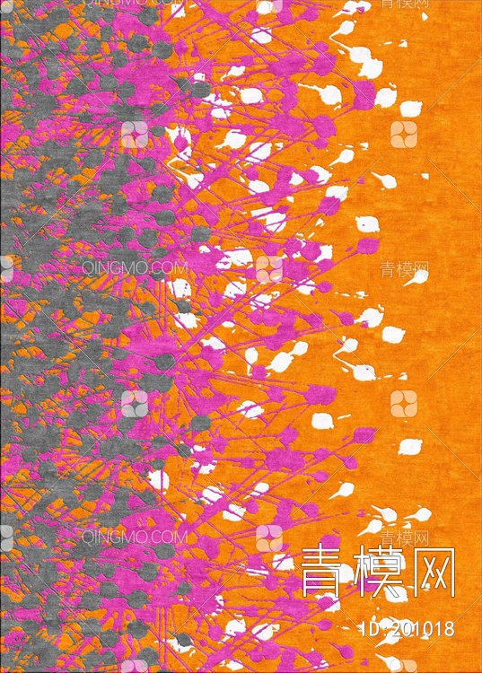抽象几何图案地毯贴图下载【ID:201018】