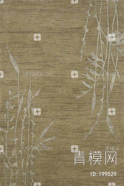 植物图案地毯贴图下载【ID:199529】